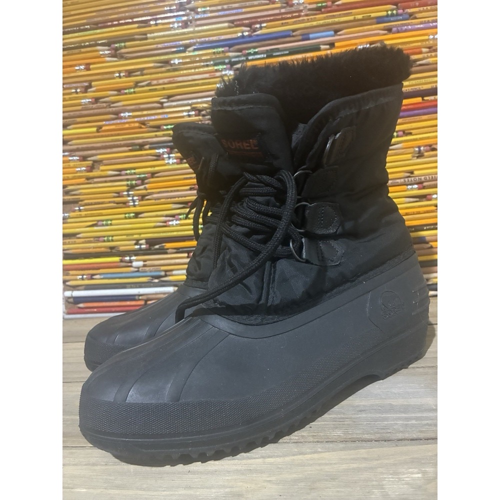 Black Sorel‎ Snow Boots Womens Size 9